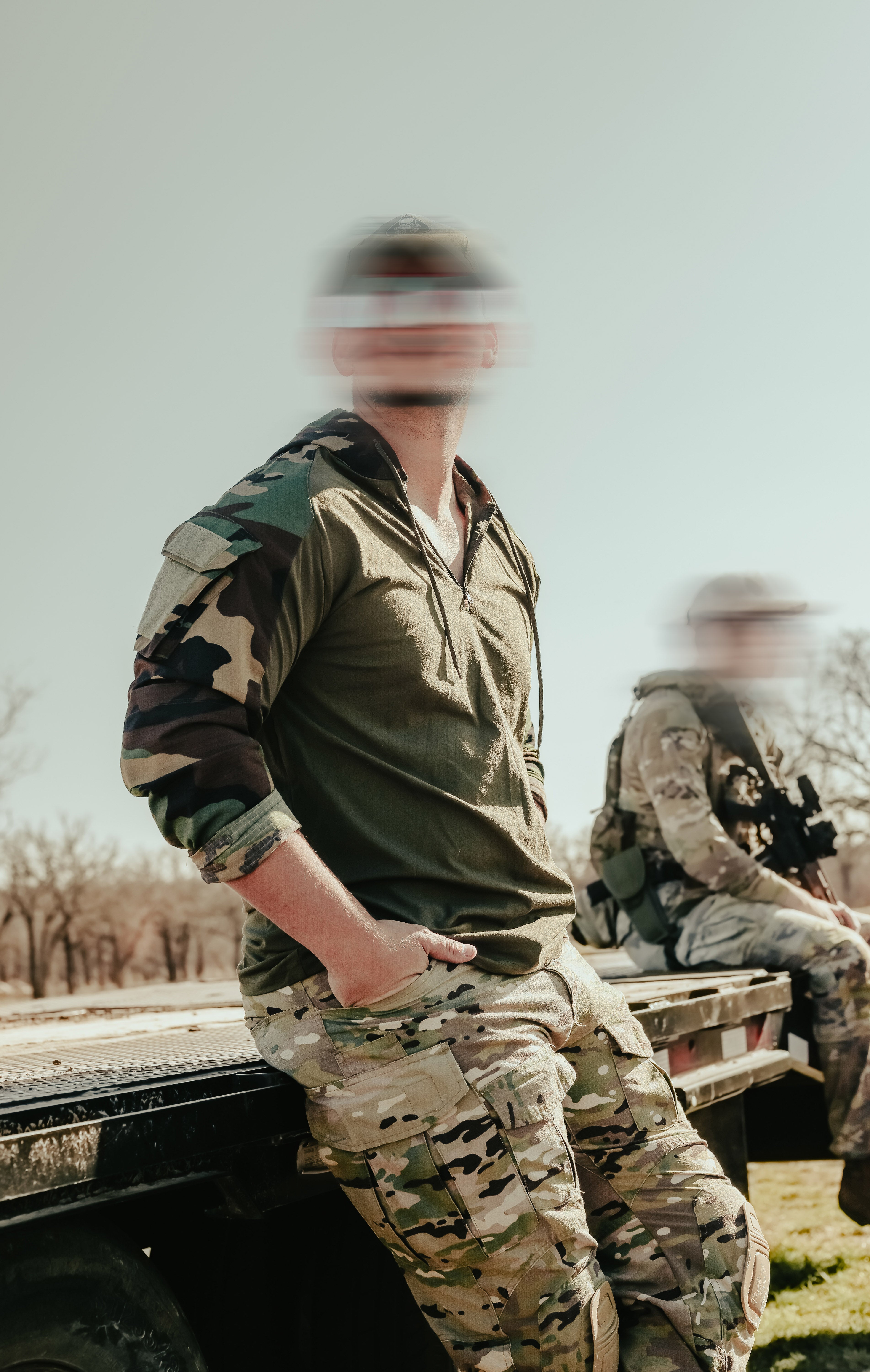 M81 Woodland Green Hooded Combat Shirt – Sunny Actual