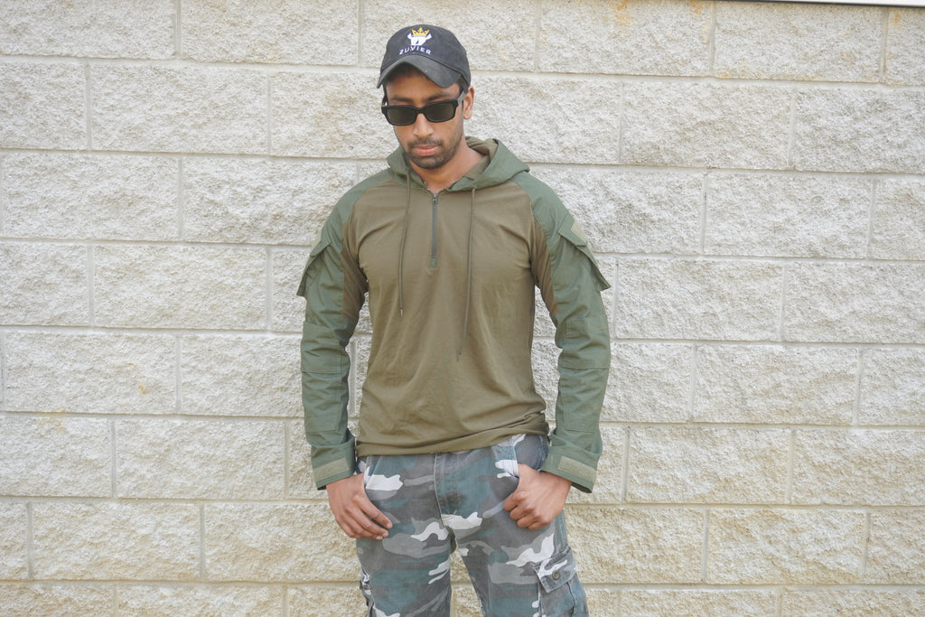 Combat Hoodie - Olive Drab